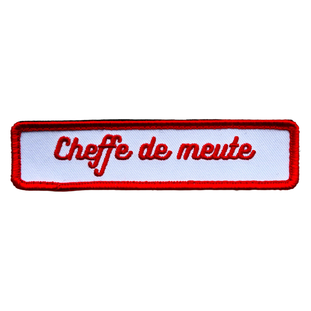 Patch CHEFFE DE MEUTE – HOUBLON PLATINE