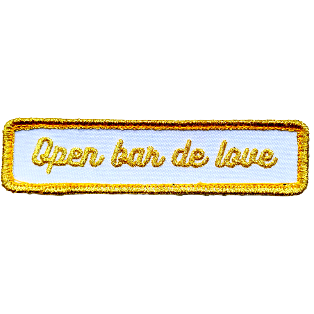 Patch OPEN BAR DE LOVE