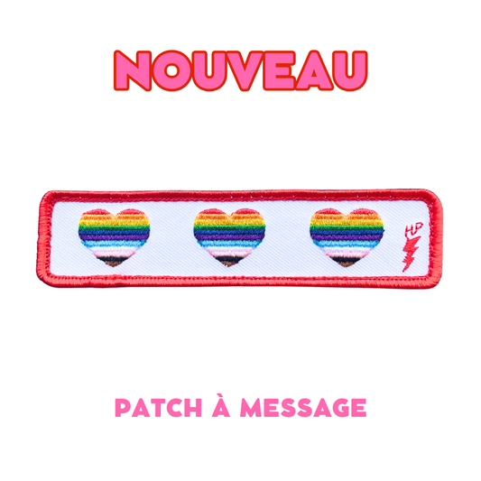 Patch 3 CŒURS QUEER