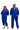 ELECTRIC BLUE unisex jumpsuit