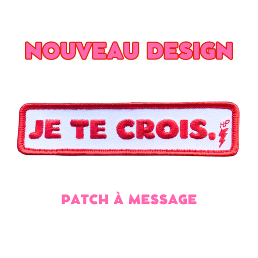 Patch I BELIEVE YOU