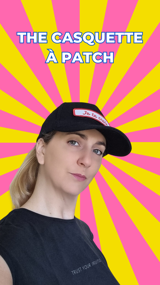 LA CASQUETTE À PATCHS INTERCHANGEABLES !