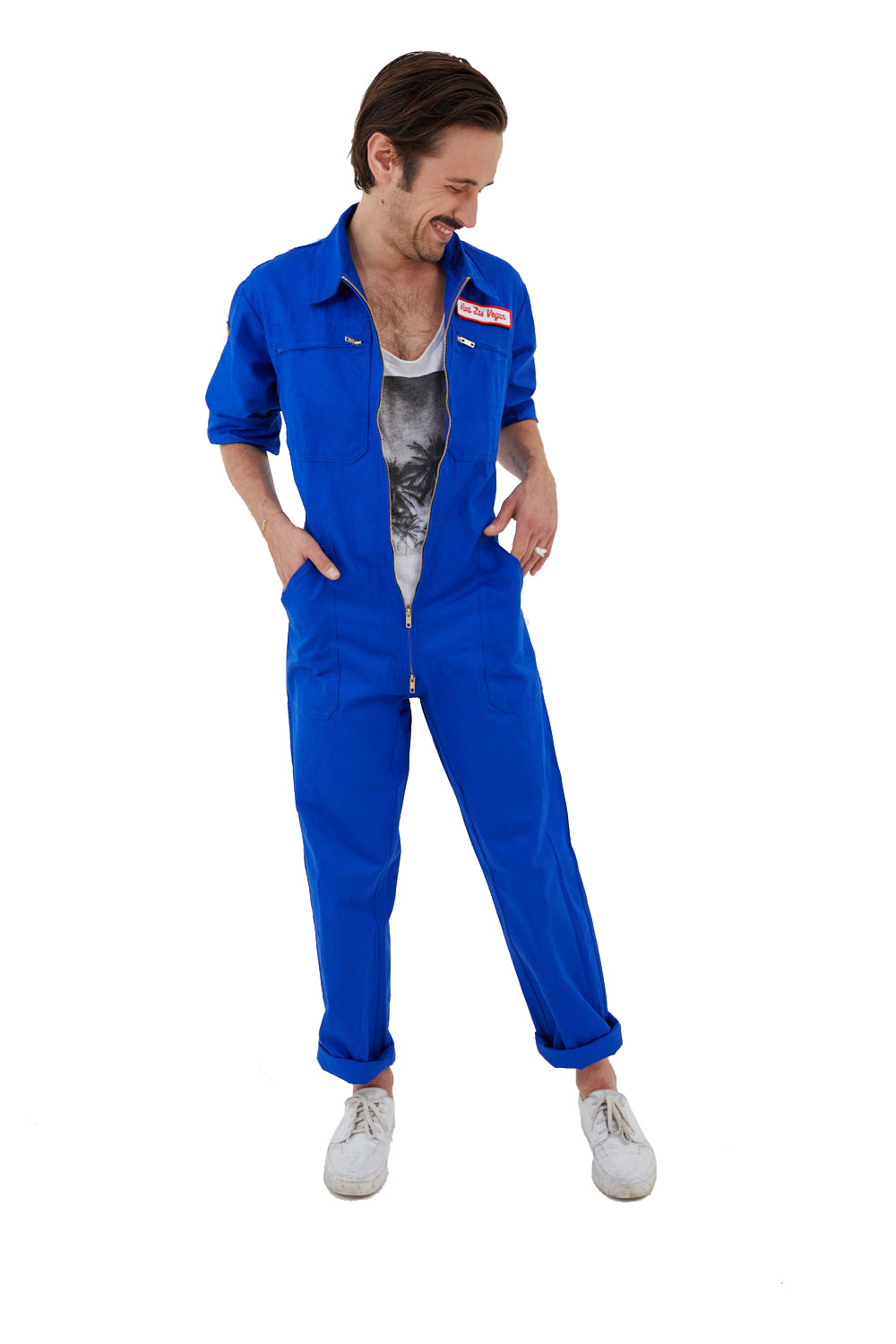 ELECTRIC BLUE unisex jumpsuit