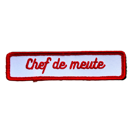 Patch CHEF DE MEUTE