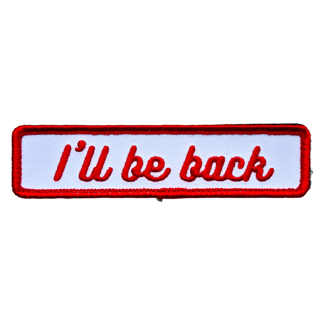 Patch I'LL BE BACK