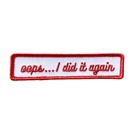 OOPS I DID IT AGAIN patch 