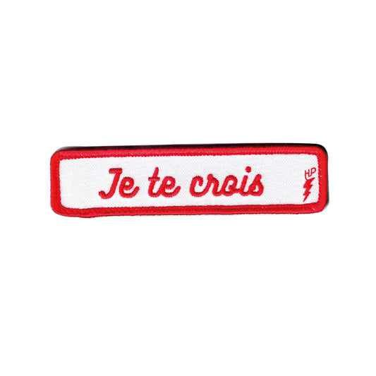 Patch JE TE CROIS